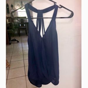 Navy blue top